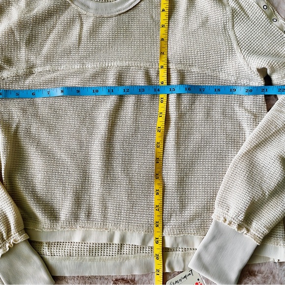 NEW Free People Movement Dream Work Layer Knitted Tee - Picture 10 of 12